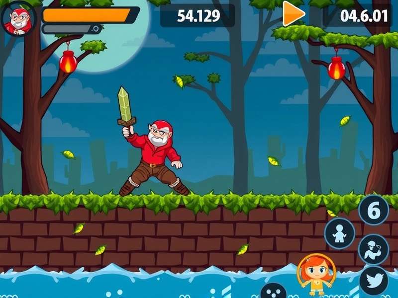 FTS Game Android gameplay screenshot showing intense action on a mobile device