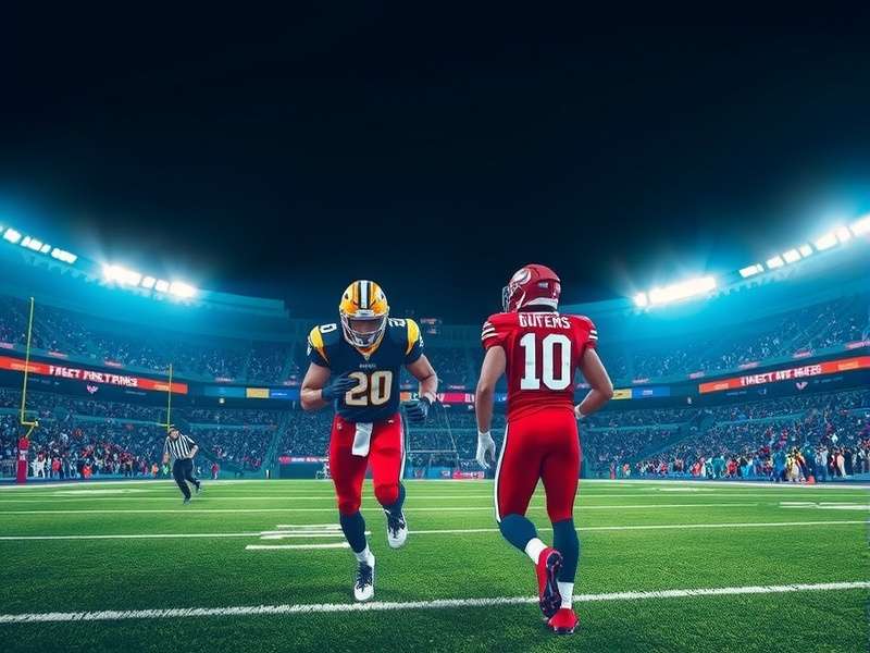 FTS Game 2025 NFL gameplay screenshot showing enhanced graphics and UI