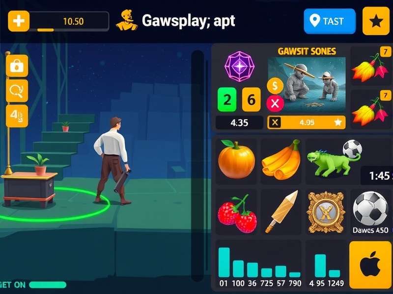 FTS Gameplay Store App interface showcasing game library and download manager