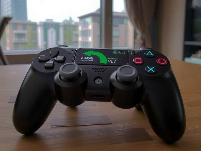 FTS Gamepad with diagnostic tools on a table