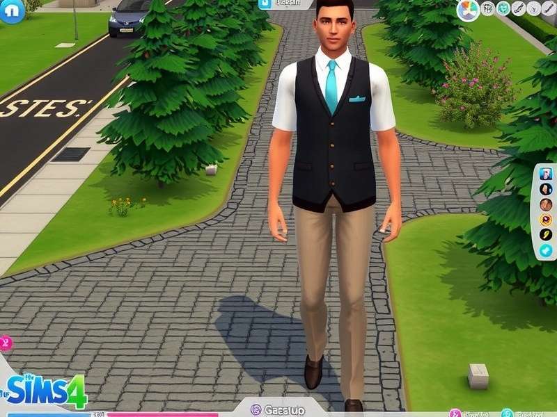 FTS Gameplay tactical interface showing formation and player roles