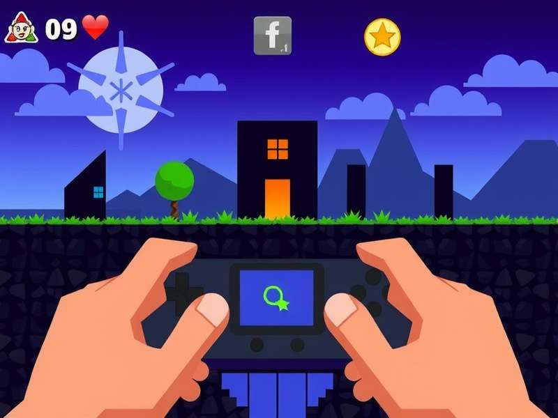 FTS Gamepad in action with vibrant lighting