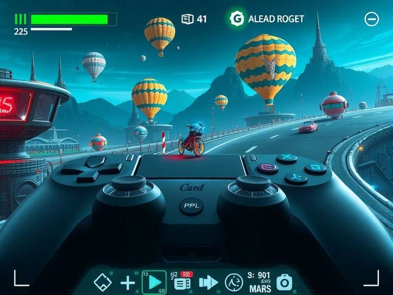 Professional gamer calibrating FTS Gamepad Viewer on a high-end PC setup