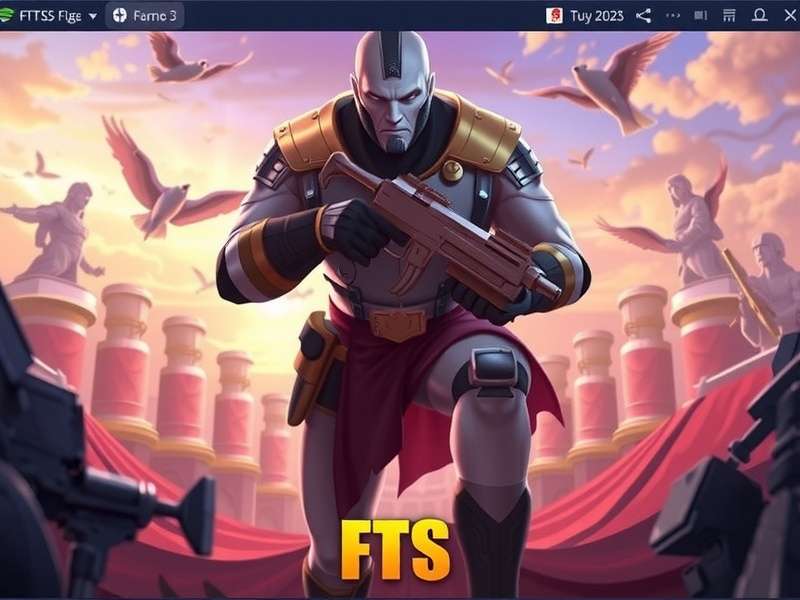 FTS Game main gameplay screenshot showing character action