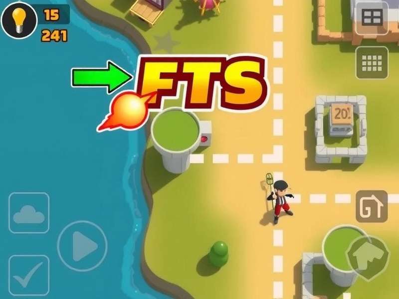 FTS Game Download For Android Offline — gameplay screenshot showing realistic football action on mobile