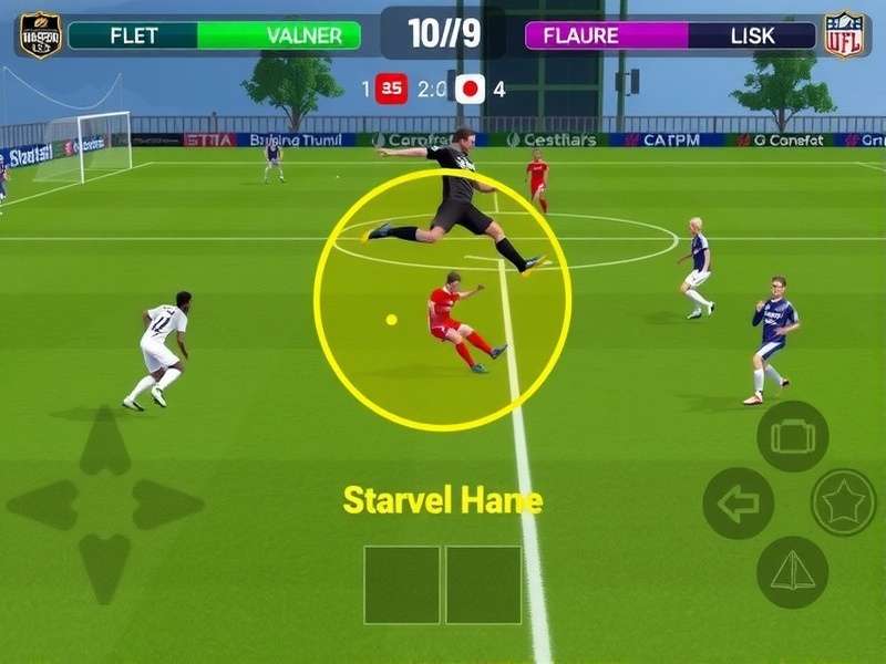FTS Game 2025 PS5 gameplay screenshot showing next-gen football action
