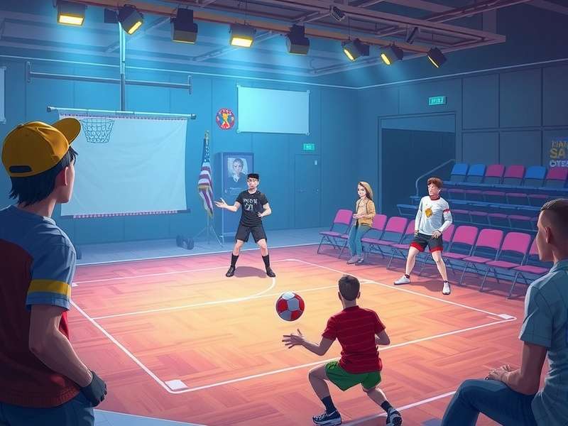 FTS 2019 gameplay match showing realistic football action on mobile