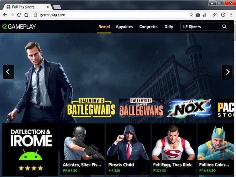 FTS Gameplay Store Website — Ultimate gaming hub with exclusive content for Indian players