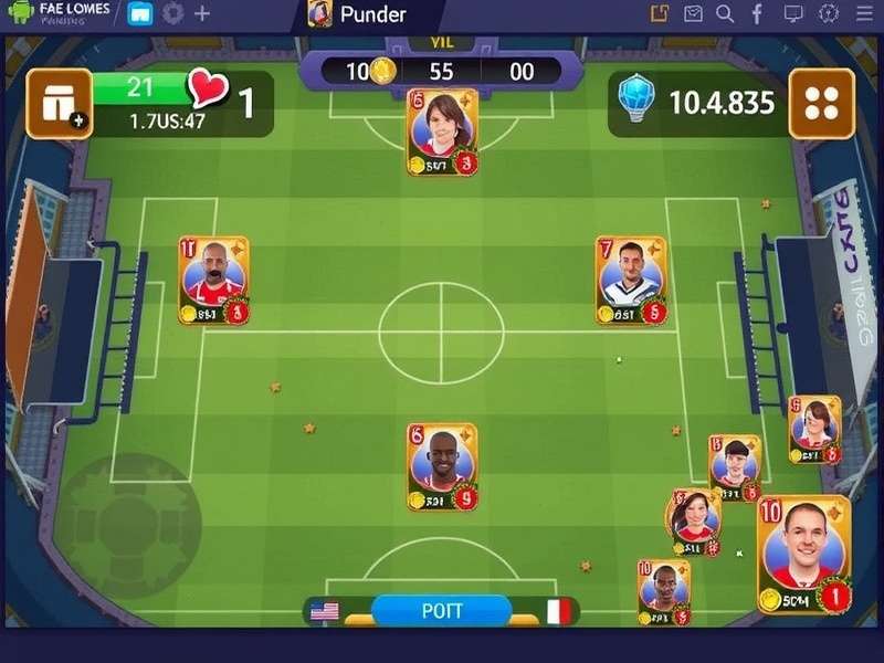 FTS Game Download For Android Offline Card – football simulation gameplay on mobile screen showing card interface